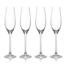 Waterford Juego de 4 Copas de Cava 220 ml - Colección Moments